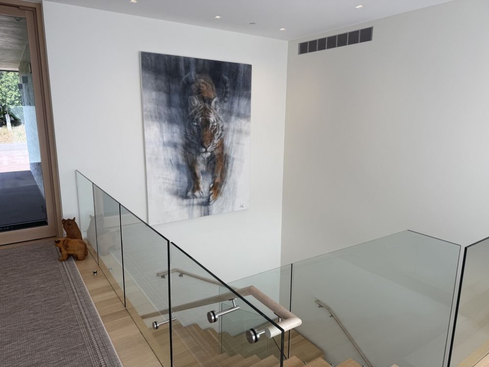  My favorite Tiger Commission. Done from a photograph that Michelle took at a Tiger sanctuary in Montana!