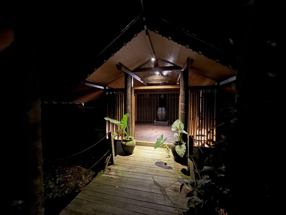 We stayed at the Sukau rainforest resort far away from roads, but on the Kinabatangan river