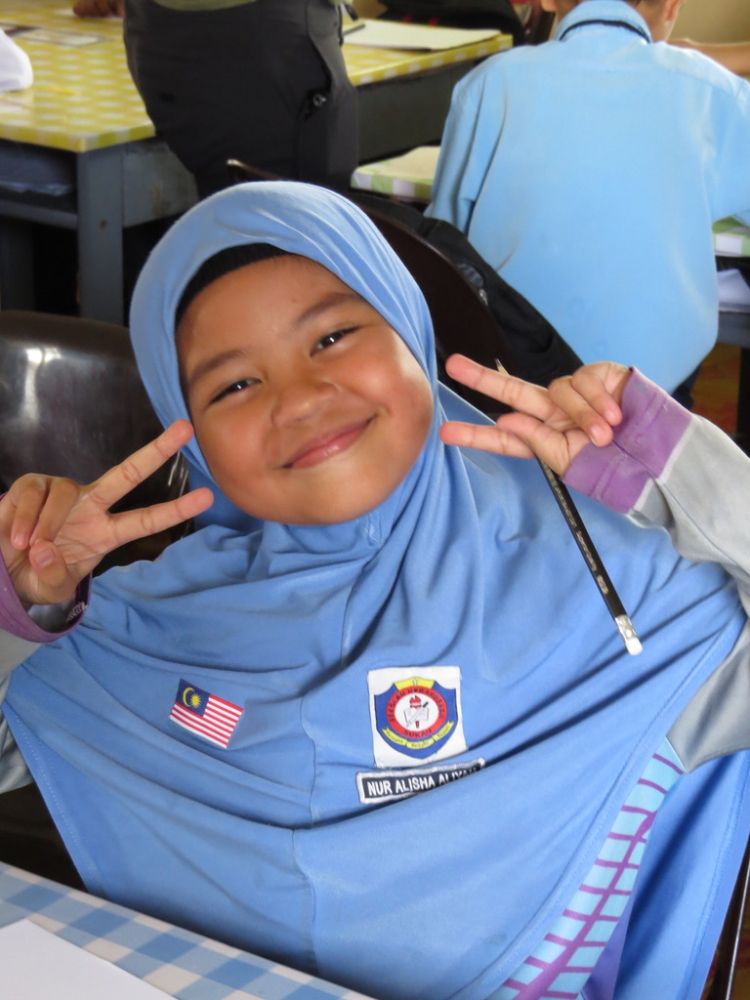 The little girls in this class were so cute.