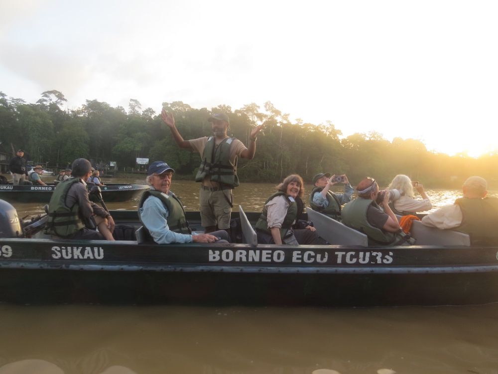 It was quite different doing a game drive from a boat and it really made long distance photography difficult