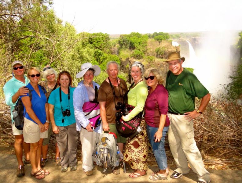 Our team at Victoria Falls