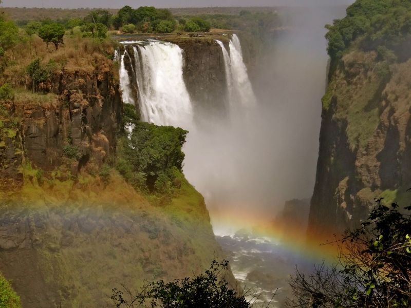 The magnificent Victoria Falls