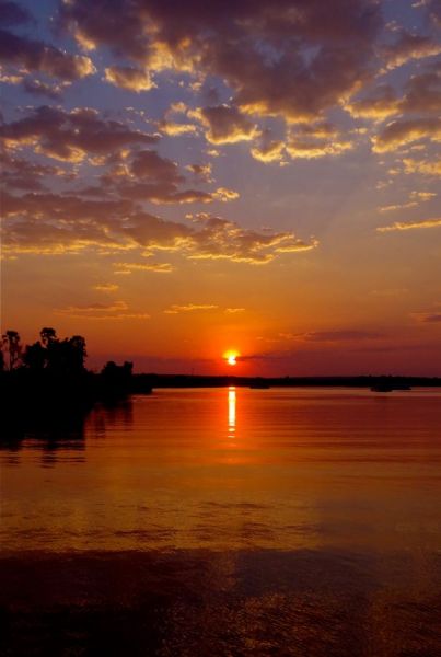 Sunset on the Zambezi–awesome!