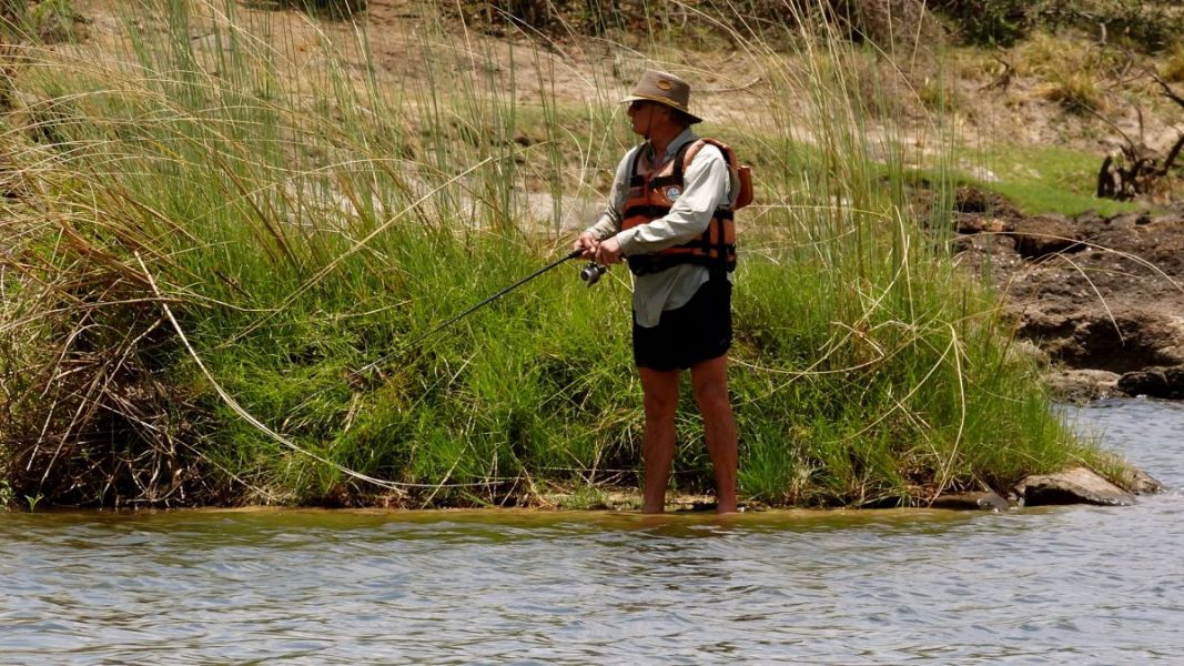 Fishing the  Zambezi