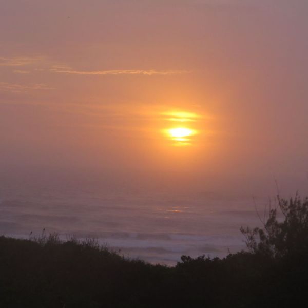 An Indian Ocean sunrise from our room