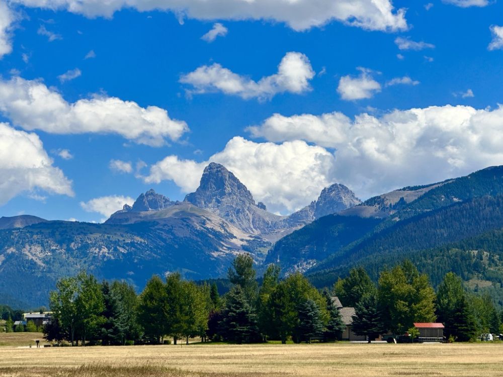 America The Beautiful-this is the view from the deck of a little apartment.