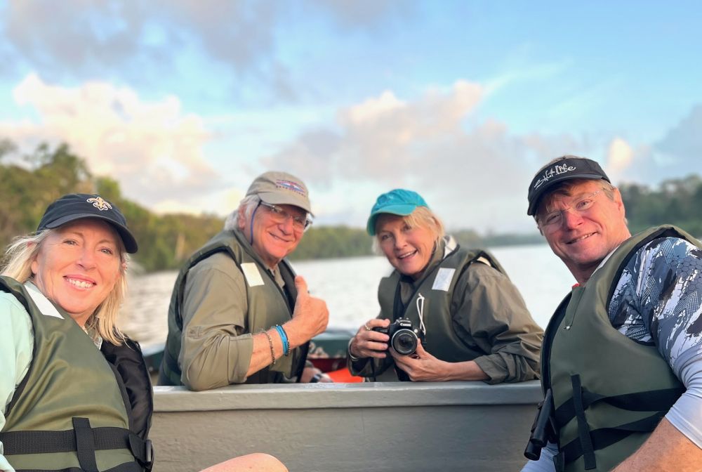 It was so much fun to share this adventure with Walter and Nancy, our friends from Mandeville