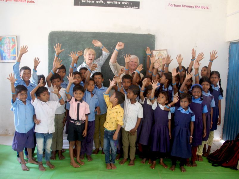 As always one of our biggest thrills was teaching Indian children about wildlife conservation