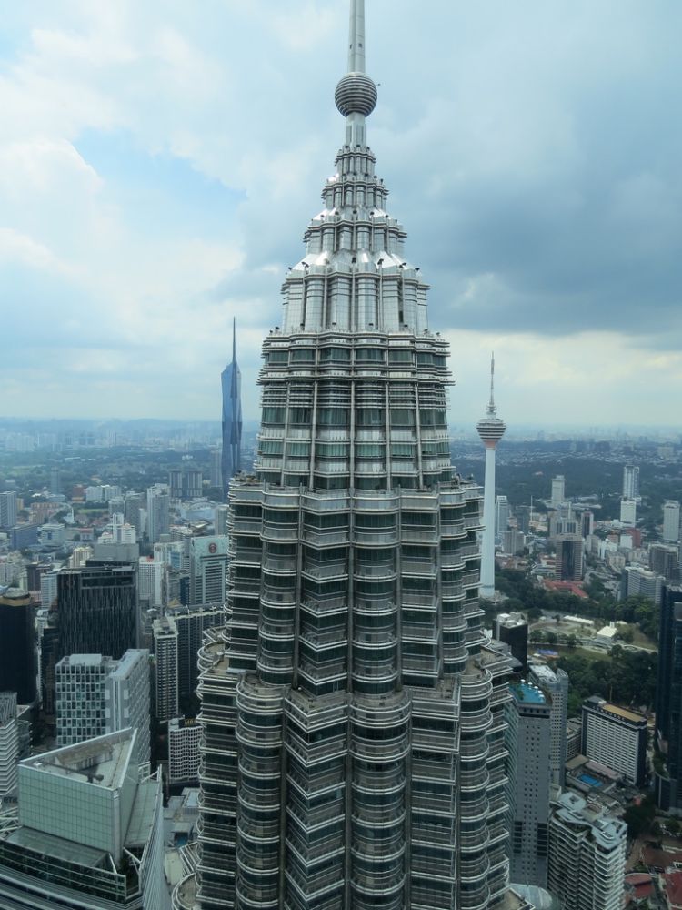 We began our adventure, climbing to the top of the Petronas tower, the highest building in Asia!