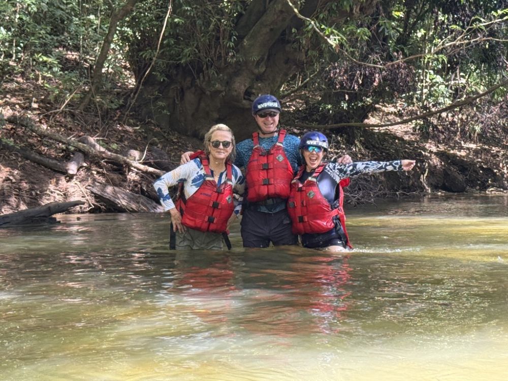 One of the most fun things we did was River raft down the Danum river!