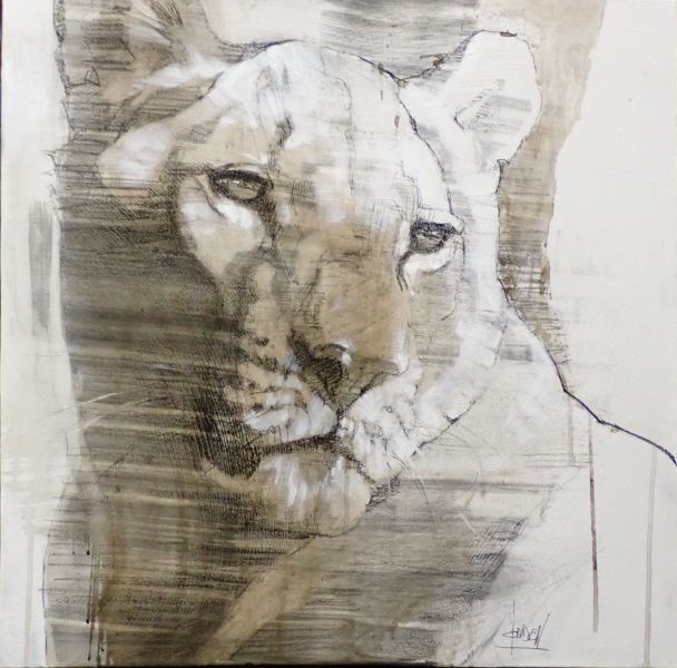 I've taken several of my sketches done in Africa and mounted them