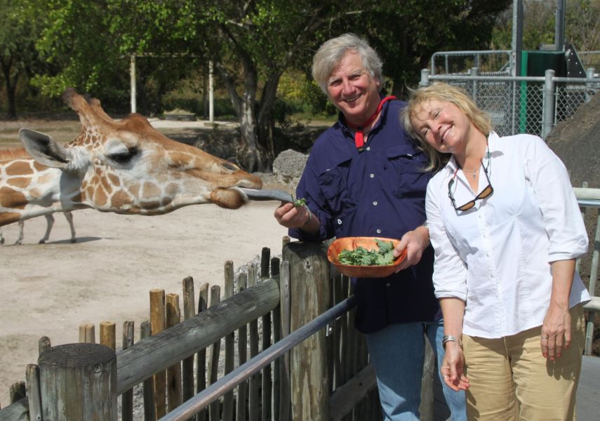 Certainly enjoyed feeding the giraffes – what an incredible tongue !