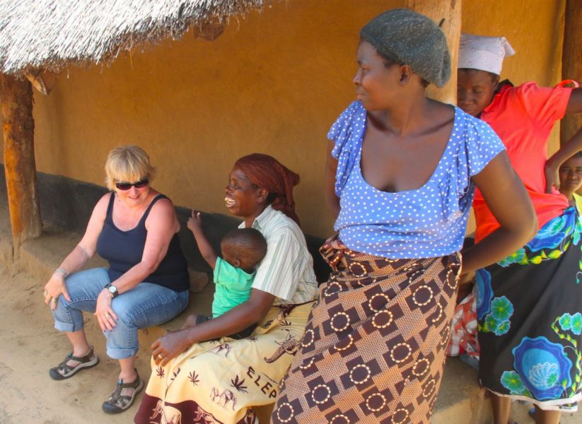 We also toured a local Zimbabwean village