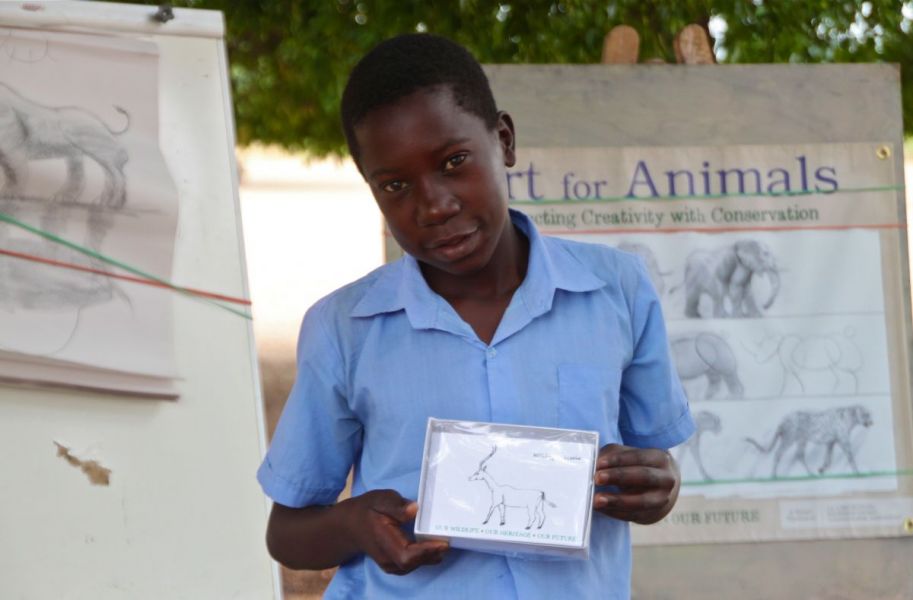 Our program helped this young man make a difference in the future of wildlife in Africa