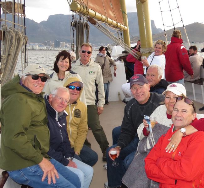 Sailing around the Cape of good hope
