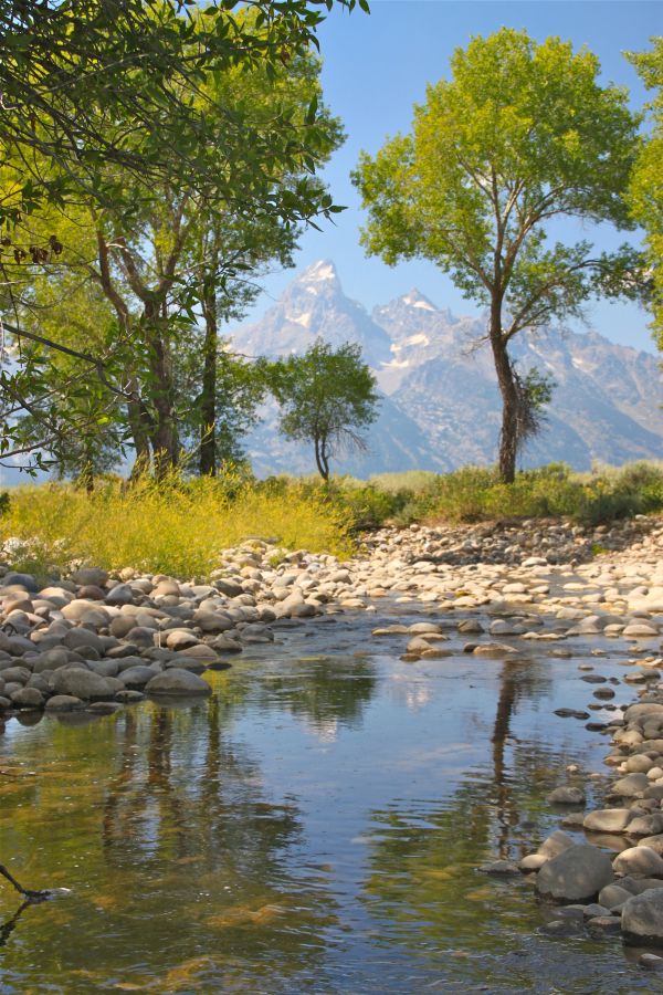 The Grand Tetons in Wyoming