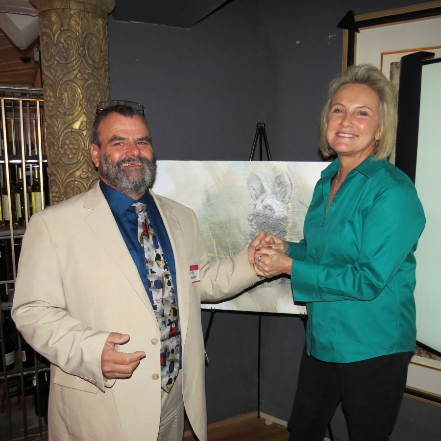  I was honored to be a guest with Dr. Greg Rasmussen to benefit African wild dog research.